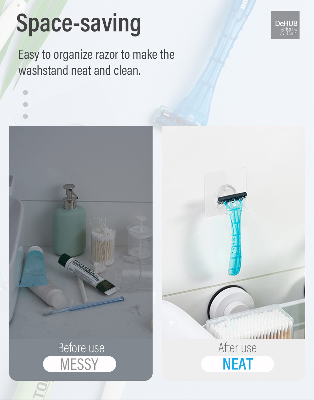 KOREA-DeHUB-Sticky-Vacuum-Pad-Razor-Holder-2